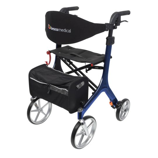 Rollator Carbon S/M/L: saphirblau